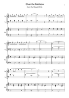 Over The Rainbow String Duet scores gallery preview page 3