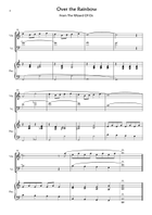 Over The Rainbow String Duet scores gallery preview page 4