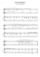 Over The Rainbow String Duet scores gallery preview page 4