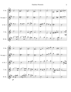 Hushabye Mountain Saxophone Quartet scores gallery preview page 3