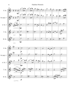 Hushabye Mountain Saxophone Quartet scores gallery preview page 4
