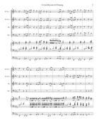 O God Beyond All Praising (Brass Quartet and Organ) Brass Quartet scores gallery preview page 5