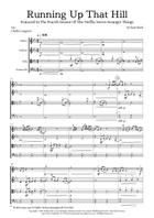 Running Up That Hill String Quartet scores gallery preview page 3