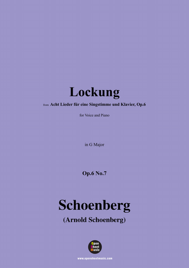 Schoenberg-Lockung,in G Major