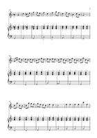 Badinerie (BWV 1067) – Easy Violin and Piano Violin Solo scores gallery preview page 3