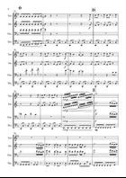 Don't Stop Me Now Brass Quartet scores gallery preview page 4