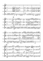 Don't Stop Me Now Brass Quartet scores gallery preview page 5