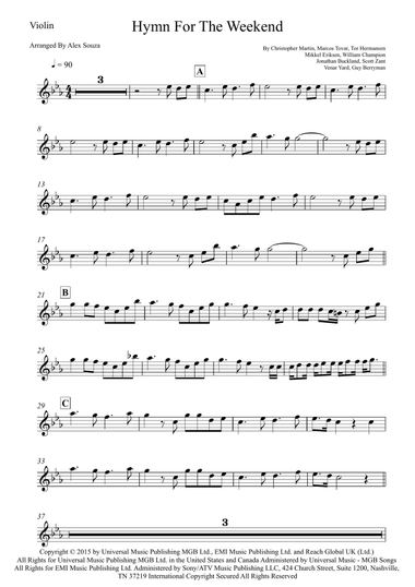 Hymn For The Weekend