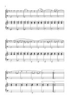Badinerie (BWV 1067) - Easy Soprano Saxophone, Trombone and Piano Soprano Saxophone scores gallery preview page 4