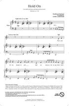 Hold On 3-Part scores gallery preview page 3