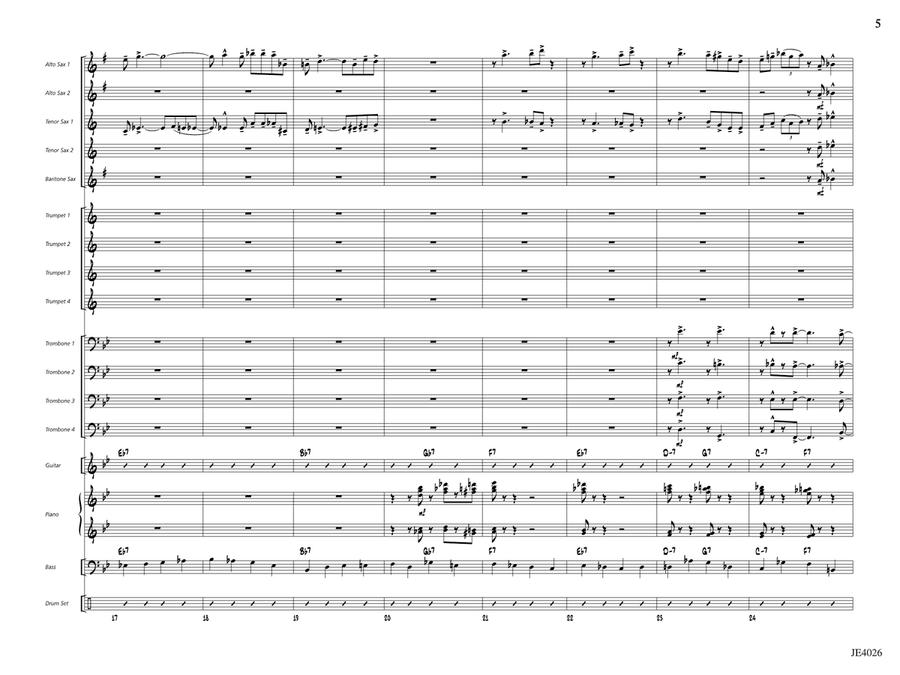 Blues & BBQ'D Ribs: Score Jazz Ensemble - Digital Sheet Music page 5