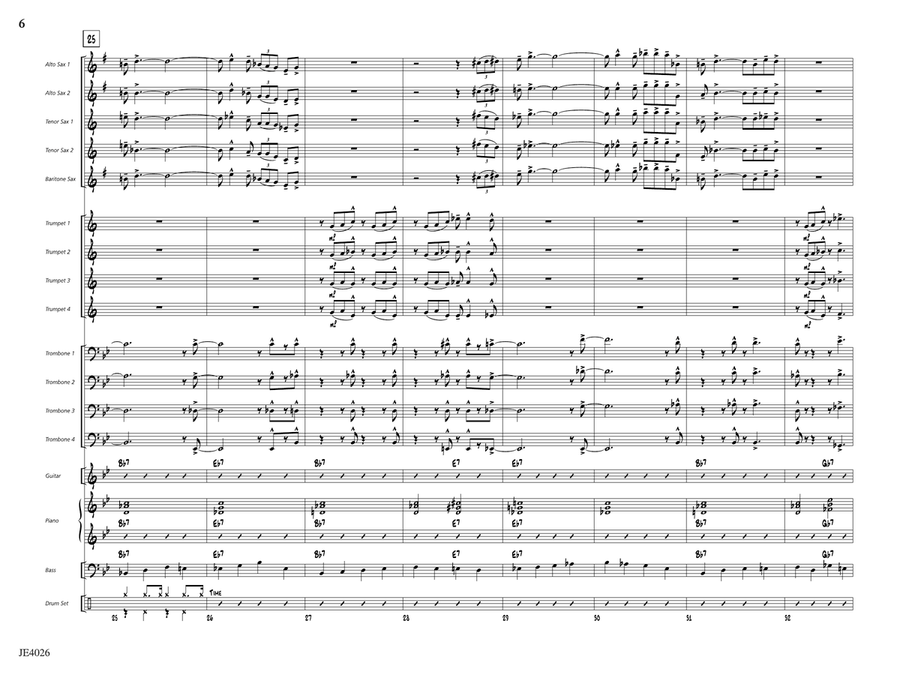 Blues & BBQ'D Ribs: Score Jazz Ensemble - Digital Sheet Music page 6