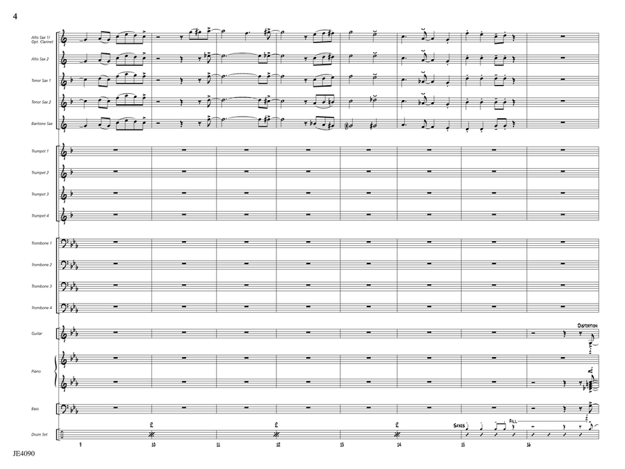 The Sermon: Score by Erik Morales Jazz Ensemble - Digital Sheet Music page 4