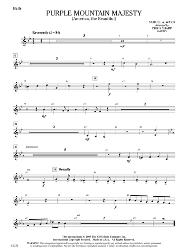 Purple Mountain Majesty (America, The Beautiful): Bells