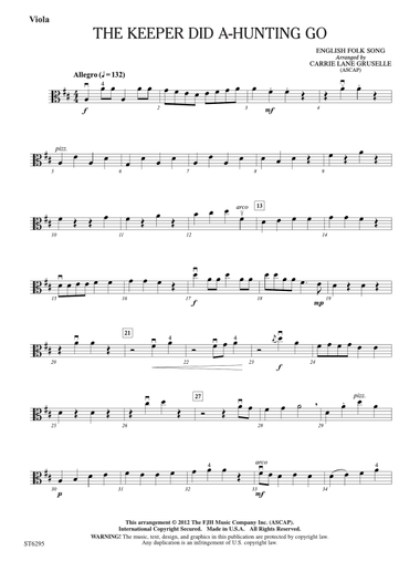 The Keeper Did A-Hunting Go: Viola