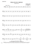 Prelude in E Minor: Double Bass