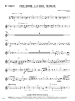 Freedom, Justice, Honor: B-flat Trumpet 2