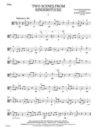 Two Scenes from Kinderstucke: Viola