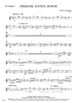 Freedom, Justice, Honor: B-flat Trumpet 1