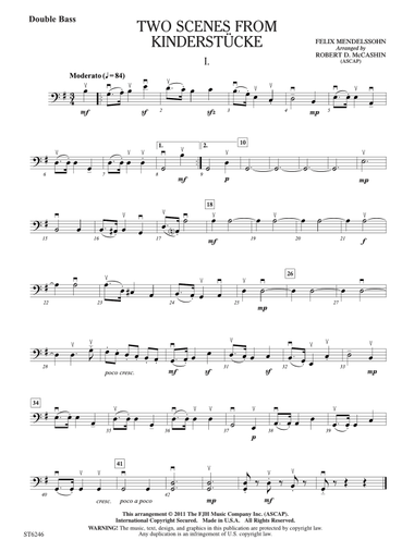 Two Scenes from Kinderstucke: Double Bass