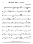 Freedom, Justice, Honor: B-flat Clarinet 1