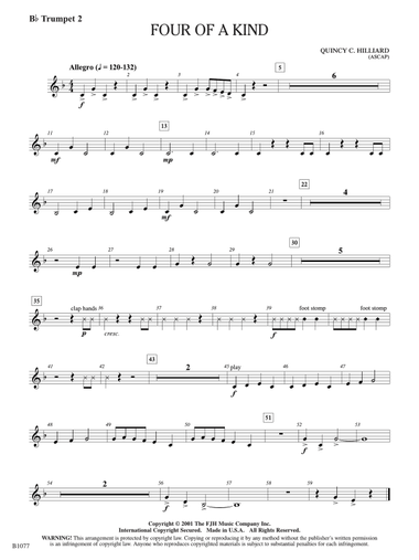 Four of a Kind: B-flat Trumpet 2