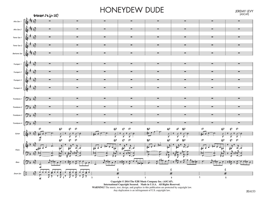 Honeydew Dude: Score Jazz Ensemble - Digital Sheet Music page 3