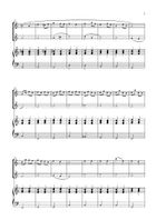 Badinerie (BWV 1067) - Easy Flute Duet with Piano Flute Duet scores gallery preview page 3