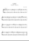 Lullaby (Wiegenlied - Op. 49, N°4)