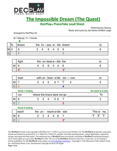 The Impossible Dream (The Quest)