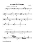 Sombras del Barroco Classical Guitar scores gallery preview page 4