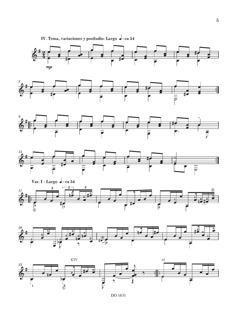 Sombras del Barroco Classical Guitar - Digital Sheet Music page 6
