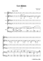G. Fauré-Les djinns,in a flat minor Piano, Vocal scores gallery preview page 3
