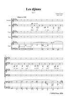 G. Fauré-Les djinns,in c flat minor Piano, Vocal scores gallery preview page 3