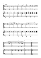 Badinerie (BWV 1067) - Easy Flute, Violin and Piano (with Chords) Flute scores gallery preview page 4