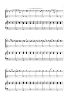Badinerie (BWV 1067) - Easy Flute, Violin and Piano Flute scores gallery preview page 3