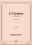 G. Fauré-À Clymène,in b minor
