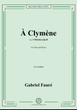 G. Fauré-À Clymène,in e minor