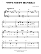 Wicked - Complete Movie Collection for Easy Piano Easy Piano scores gallery preview page 5