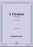 G. Fauré-À Clymène,in f sharp minor