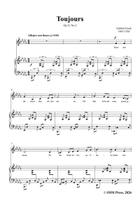G. Fauré-Toujours,in b flat minor Piano, Vocal scores gallery preview page 3