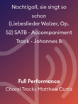 Nachtigall, sie singt so schon (Liebeslieder Walzer, Op. 52) SATB - Accompaniment Track - Johannes B