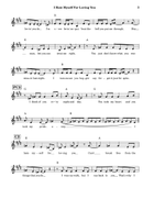 I Hate Myself For Loving You Piano scores gallery preview page 3