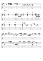 Nothing Else Matters Classical Guitar scores gallery preview page 3