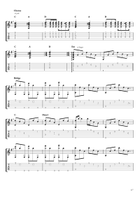 Nothing Else Matters Classical Guitar scores gallery preview page 4