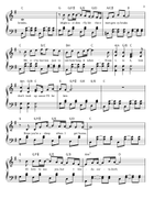 The Plane That Never Lands Piano Solo scores gallery preview page 3