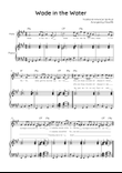 Wade in the Water - Flute in F#m With Chords & Lyric - Easy