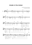 Wade in the Water - Flute in F#m With Chords & Lyric - Easy
