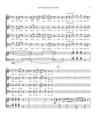Again, Rejoicing Nature Sees (SATB choir) 4-Part scores gallery preview page 3