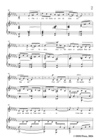 G. Fauré-Au bord de l'eau,in a flat minor Piano, Vocal scores gallery preview page 3